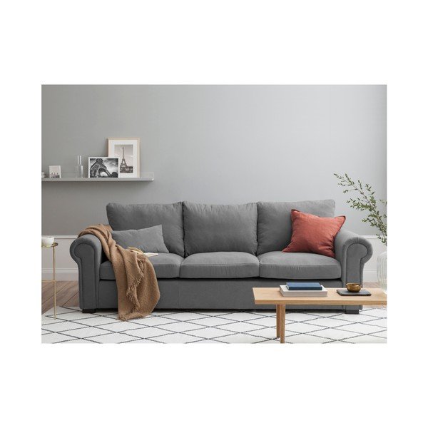 Canapea Windsor & Co Sofas Antoine, gri, 245 cm-image-4