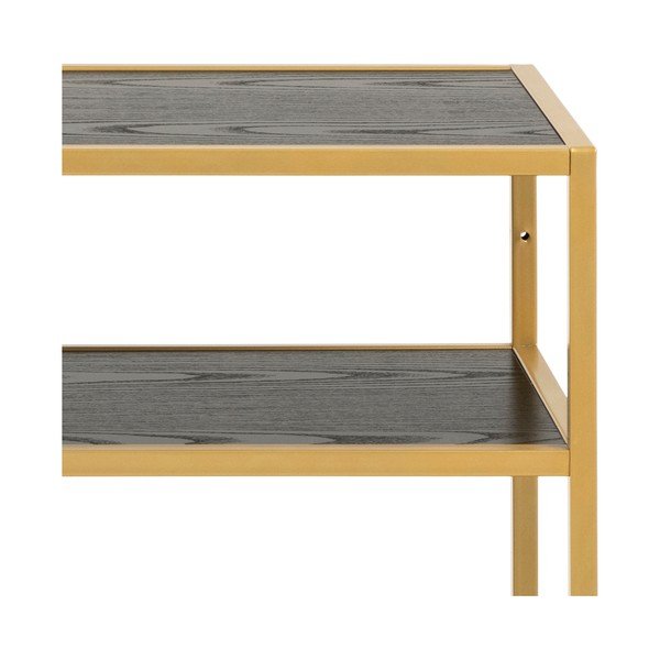 Măsuță tip consolă în decor negru-auriu Actona Seaford-image-4