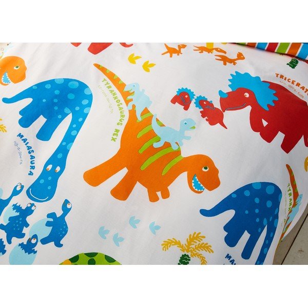 Lenjerie de pat pentru copii Catherine Lansfield Dino, 135 x 200 cm-image-3