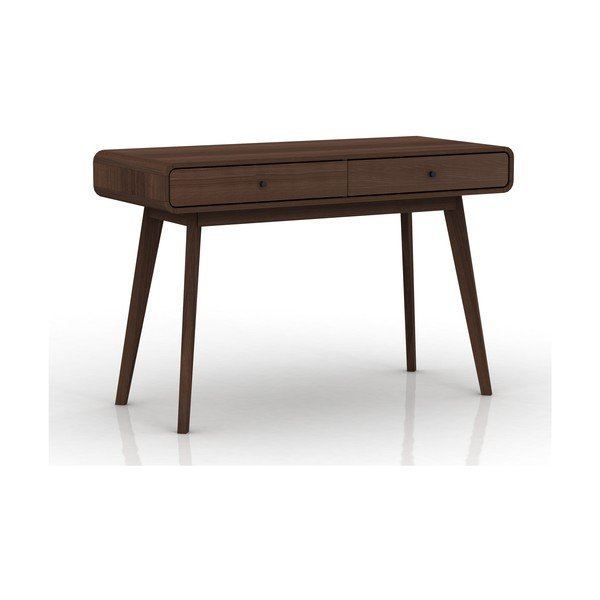 Birou cu aspect de lemn de nuc 50x120 cm Cassie – Støraa-image-1