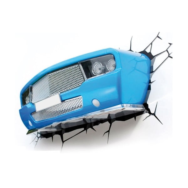 Veioză pentru perete cu autocolant Tnet  Blue Muscle Car