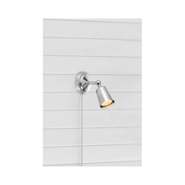 Aplică de perete argintie cu alimentare la priză Tiny – Markslöjd-image-1