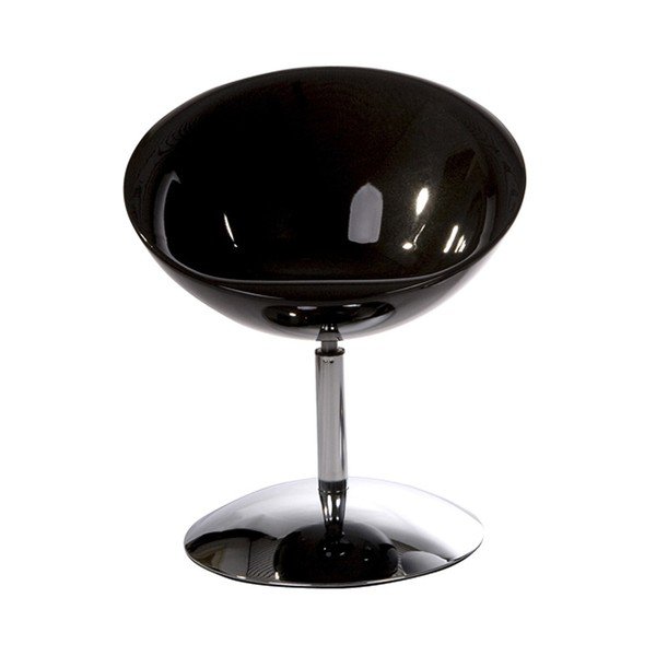 Fotoliu rotativ Kokoon Design Bowl, negru-image-4