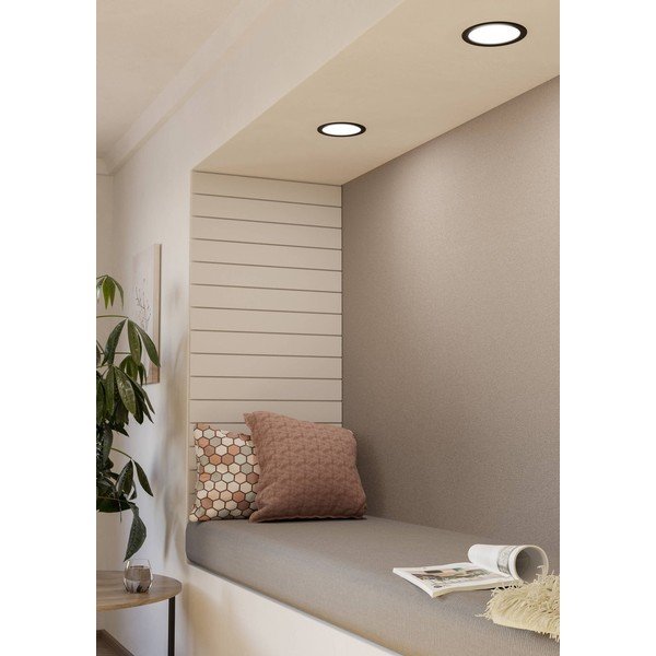 Plafonieră neagră LED/încastrată FUEVA 5 – EGLO-image-1