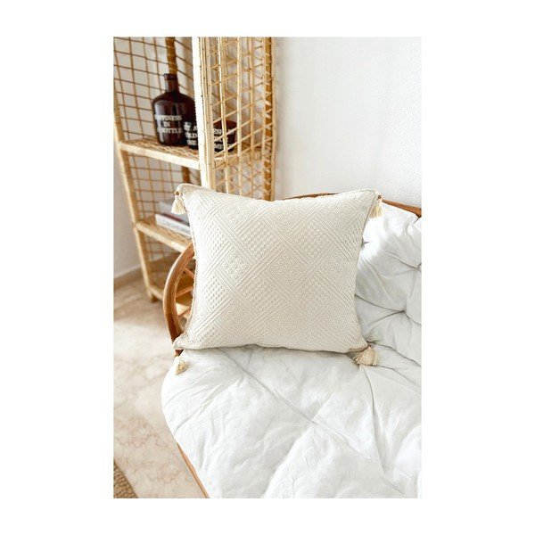 Față de pernă din bumbac organic 43x43 cm Natural – Mila Home-image-2