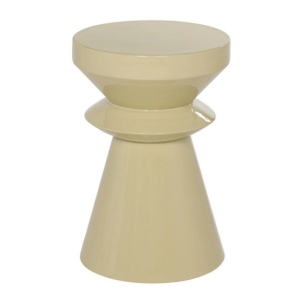 Măsuță auxiliară rotundă din metal ø 30 cm Fedde – WOOOD