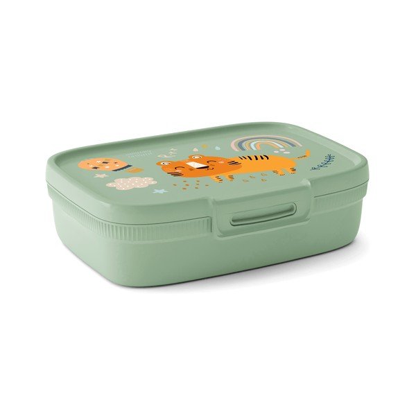 Cutie de gustări pentru copii verde din plastic – Curver