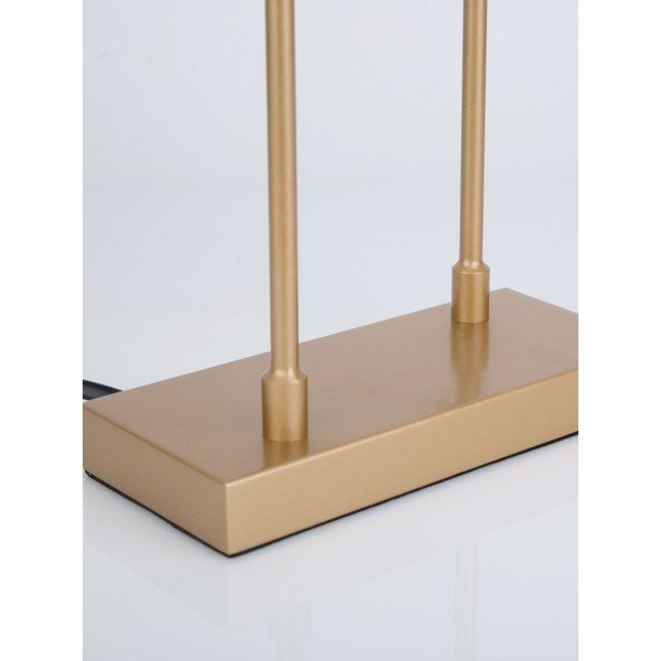 Veioză aurie LED din metal cu abajur din sticlă acrilică (înălțime 52 cm) Atomo – Nova Luce-image-4