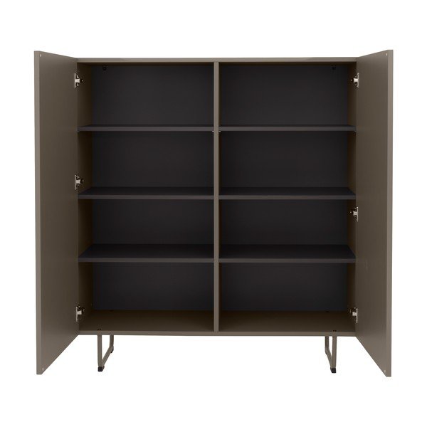 Dulap bej 120x131 cm Parma – Tenzo-image-3