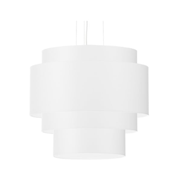 Lustră Nice Lamps Elber, ø 50 cm, alb