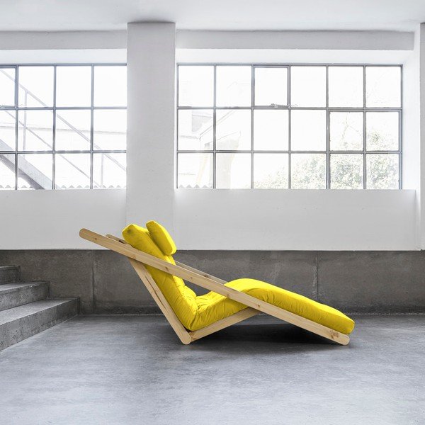 Șezlong extensibil cu 2 locuri Karup Figo Raw/Amarillo-image-1