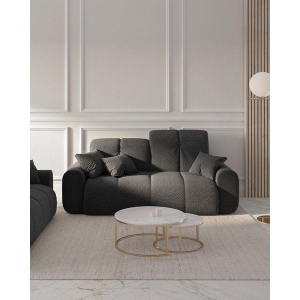 Canapea Devichy Tous, gri antracit-image-1