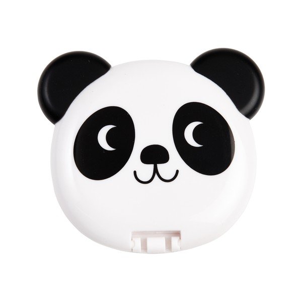 Oglindă cosmetică de mărire 8x7 cm Miko the Panda – Rex London
