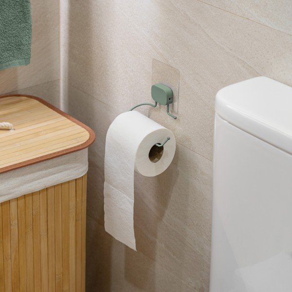 Suport pentru hârtie igienică autoadeziv din metal Grena – Compactor-image-1