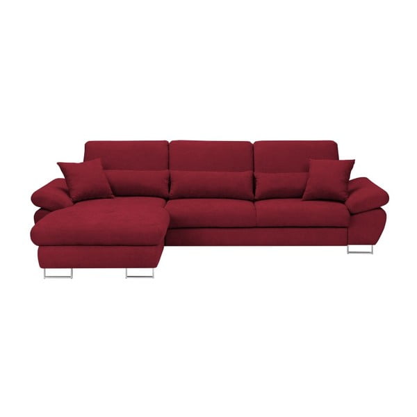 Canapea extensibilă Windsor & Co Sofas Pi, roşu, partea stângă