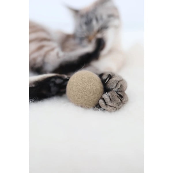 Set de jucării pentru pisici 3 buc. Globo Nougat – MiaCara-image-1