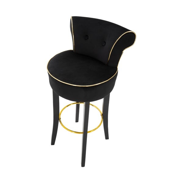 Scaun de bar albastru din catifea 96 cm Luxy – Mauro Ferretti-image-3