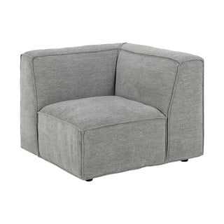 Modul de colț pentru canapea Bonami Selection Fairfield, gri deschis