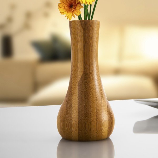 Vază de bambus Bambum Lotus, 18 cm-image-1