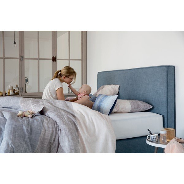 Pat boxspring Revor Milano, 160 x 200 cm, albastru-image-4