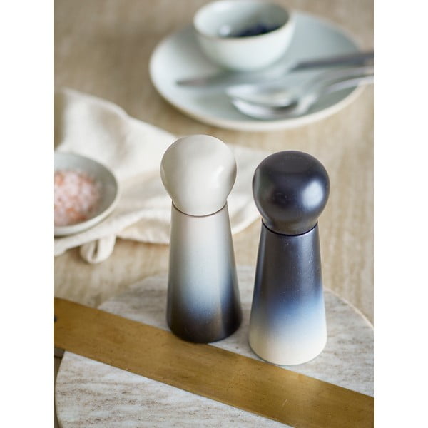 Râșnițe albe/albastre 2 buc. din lemn Hyman – Bloomingville-image-1