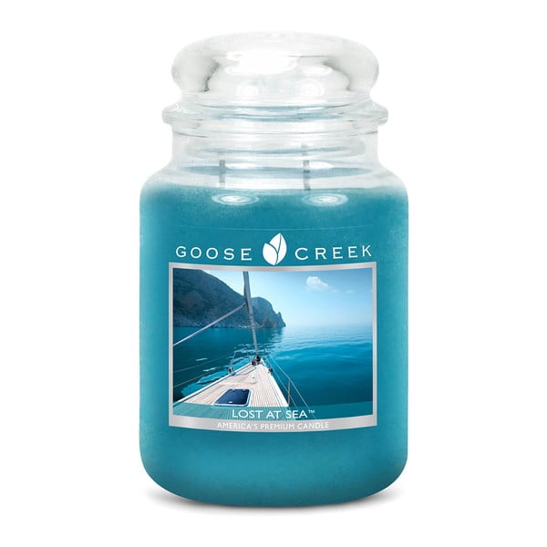 Lumânare parfumată în recipient din sticlă Goose Creek Lost At Sea, 150 ore de ardere