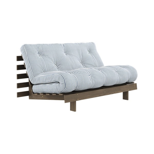 Canapea extensibilă alb/albastru deschis 140 cm Roots - Karup Design