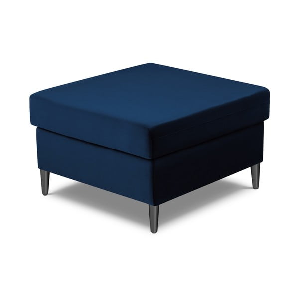 Taburet albastru cu tapițerie din catifea Kyoto – Cosmopolitan Design-image-2