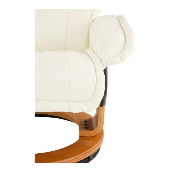 Set fotoliu și suport pentru picioare Støraa Roubaix, crem-image-4