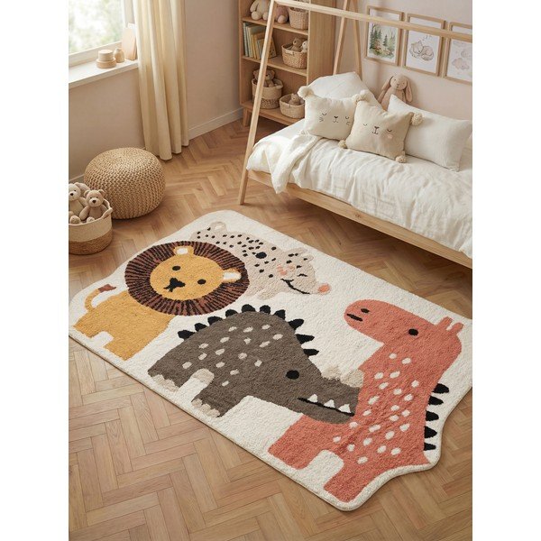 Covor pentru copii lavabil/țesut manual din bumbac 140x200 cm Snuggle Zoey – Hanse Home-image-1