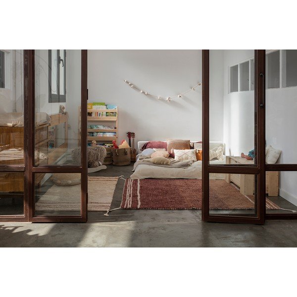 Covor cărămiziu din bumbac 80x140 cm Twin Toffee – Lorena Canals-image-1