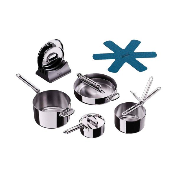 Set de vase pentru gătit 5 buc. din oțel inoxidabil Space – Joseph Joseph