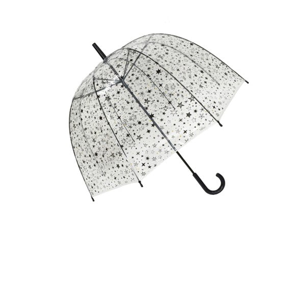 Umbrelă transparentă rezistentă la vânt Ambiance Birdcage Stars, ⌀ 81 cm