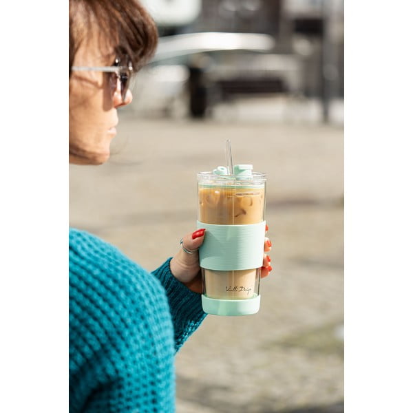 Cană termos verde-mentă 600 ml Fuori – Vialli Design-image-2