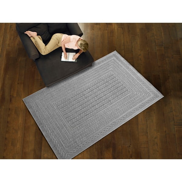 Covor pentru exterior Universal Jaipur Berro, 160 x 230 cm, gri-image-1