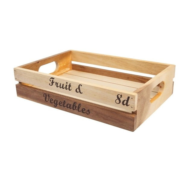 Lădiță din lemn  T&G Woodware Baroque Fruit and Vegetables, 30 x 21 cm-image-1