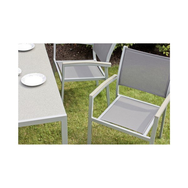 Fotoliu de grădină gri Grace – Garden Pleasure-image-4