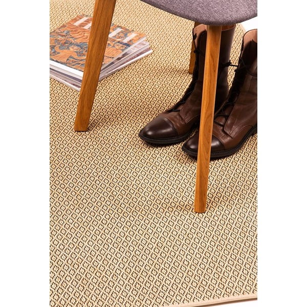 Covor bej tip traversă 250x80 cm Bello™ - Narma-image-3