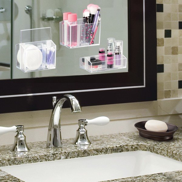 Set 3 organizatoare InterDesign Affix Vanity-image-1
