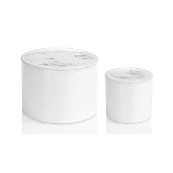 Cutie ceramică Andrea House Marble -image-1