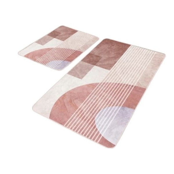 Covorașe de baie 2 buc. din catifea 60x100 cm – Mila Home