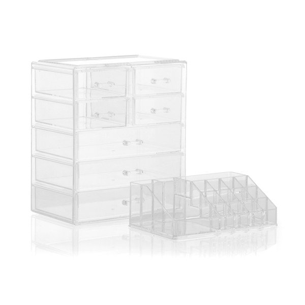 Organizator transparent pentru cosmetice InnovaGoods-image-3