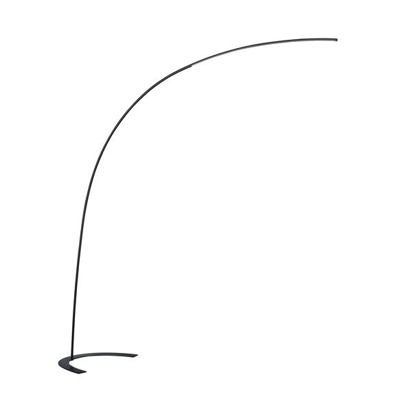 Lampadar maro închis LED cu intensitate reglabilă (înălțime 210 cm) Shanghai – Trio