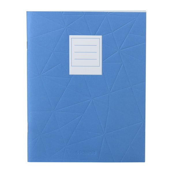 Agendă Polaroid Soft Touch, 23 x 17,7 cm, albastru