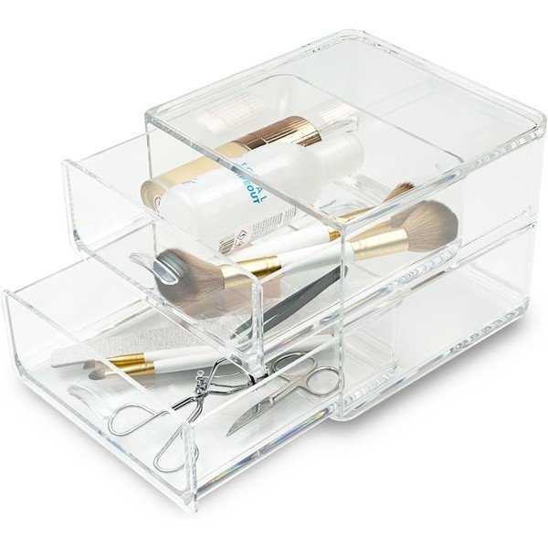 Organizator de baie pentru cosmetice din plastic – Addis