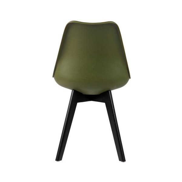 Set 2 scaune cu picioare din lemn de pin De Eekhoorn Stan, verde închis-image-4