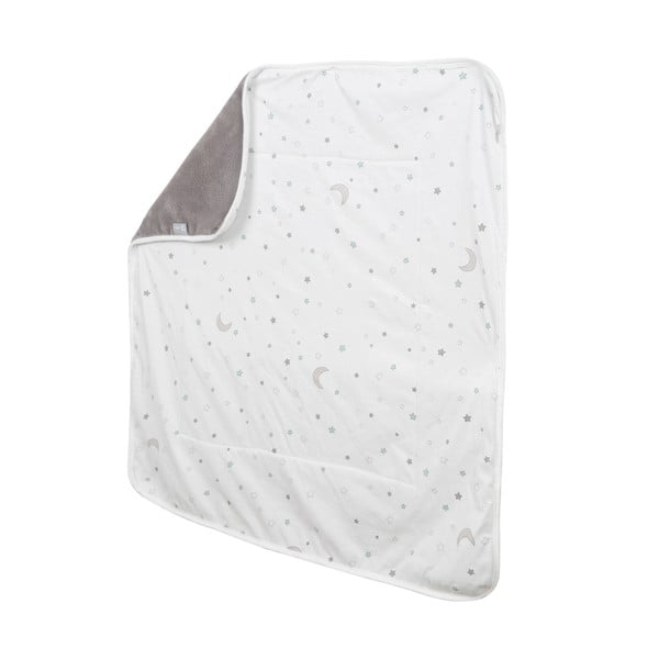 Pătură pentru copii alb-gri din bumbac 80x80 cm Strenenzauber – Roba-image-3