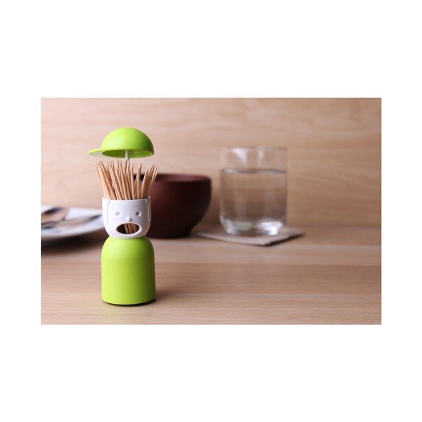 Suport pentru scobitori Qualy&CO Picky Boy, verde-image-2