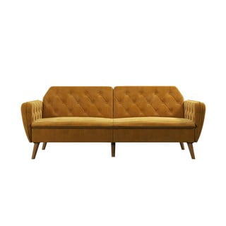 Canapea extensibilă galbenă 211 cm Tallulah - Novogratz