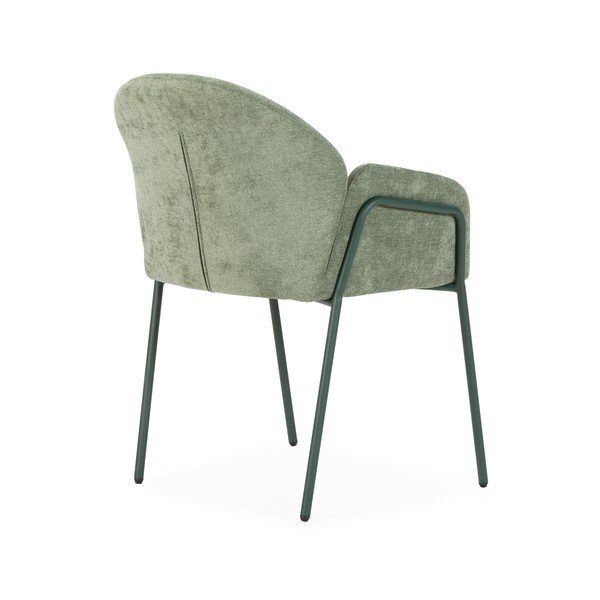 Set de scaune de sufragerie verde 2 buc. tapițat Aslin – MOME-image-4